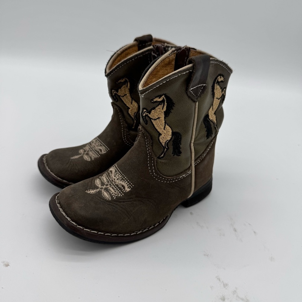 MishMoccs Toddler Cowboy Boots Sz Toddler 7